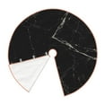thumbnail image 3 of Bingfone Christmas Tree Skirt Mat Christmas Decoration Interior 30"-Black Marble Texture Abstract, 3 of 8