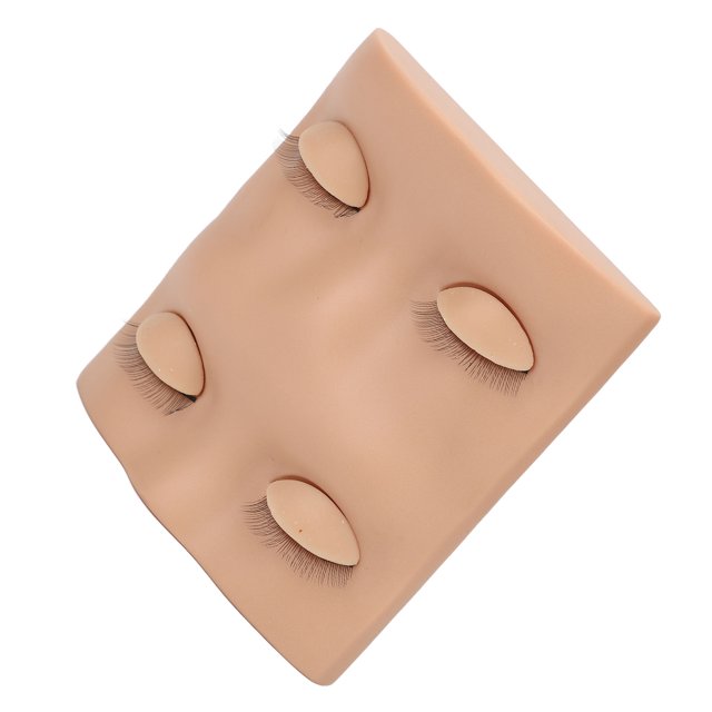 Cabeza de maniquí de extensión de pestañas, cabeza de maniquí de pestañas con cabeza de maniquí de práctica de pestañas Cabeza de maniquí de entrenamiento de pestañas construida para profesionales