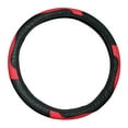 thumbnail image 4 of Funda elástica para volante de coche, 38 cm, de piel sintética, para volante de coche, funcionamiento suave, 4 of 9