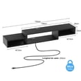 thumbnail image 2 of Mueble de Television FABATO 59 de Pared Flotante Led con 4 Conexiones, 2 of 5