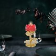 thumbnail image 3 of Candelabro de escritorio TOYMYTOY Candelabro creativo con forma de loto Candelabro budista, 3 of 5