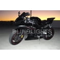 thumbnail image 2 of For 2001 2002 Yamaha R6 YZF-R6 Tinted Smoked Protection Overlays for Headlamps Headlights Head Lamps, 2 of 3