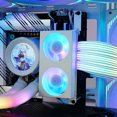 thumbnail image 3 of Likrtyny Radiador Enfriador Calor DDR4 DDR5 Enfriador AURA Sync para Computadora (blanco Sin Agujero), 3 of 9
