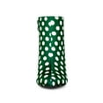 thumbnail image 6 of BLISSFUL STEP Women's Polka Dots Stiletto Heel Ankle Boots Dark Green 9.5, 6 of 8