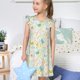thumbnail image 4 of Balery Funny Chicken Camisón de princesa para niñas, pijama de algodón con mangas abullonadas, suave y bonito.-X-Large, 4 of 6