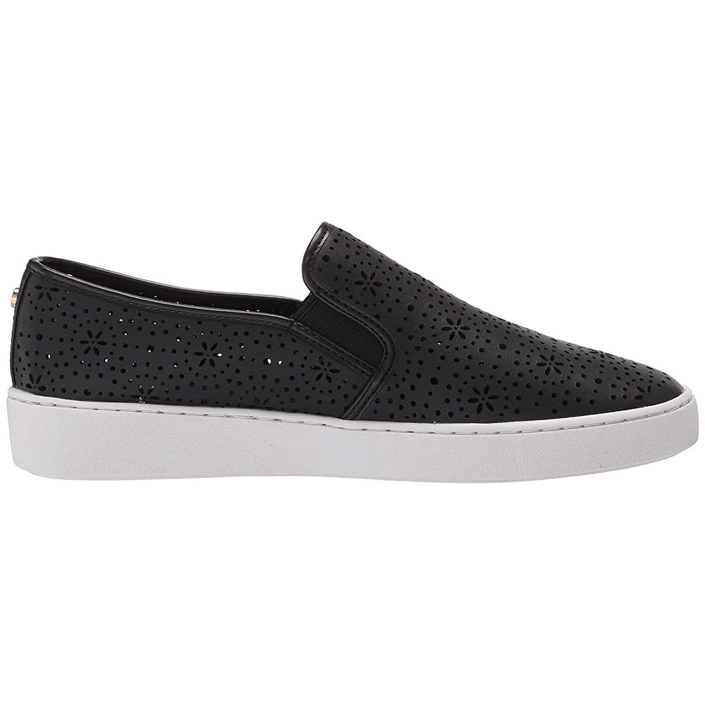 michael kors kane perforated slip on sneakers