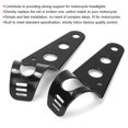thumbnail image 3 of Stainless Steel Black Motorcycle Headlight Bracket Support Holder for Motorccycle, 3 of 8
