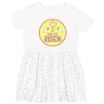 thumbnail image 3 of Inktastic He is Risen for Easter Girls Toddler Dress, 3 of 5