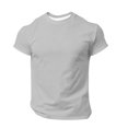 thumbnail image 6 of Creative 2D Printed "I WAS A MAN TRAPPED IN A ..." Mens T Shirt Casual Blouse Soft Tops For Men Solid Color Blouse For Men Daily Wear,L,Light Gray, 6 of 6