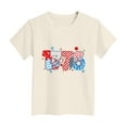 thumbnail image 4 of Ketyyh-chn99 Tween Girl 4th of July American Flag Tee Girls Summer Comfortable Breathable Independent Day Top Size for 13-14 Years,Beige, 4 of 4