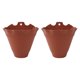 thumbnail image 1 of Maceta colgante Maceta montada en la pared Forma de cono Maceta colgante para planta de flor HOMEMAXS 10905880-MX, 1 of 6