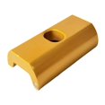 thumbnail image 1 of Abrazadera de bisagra para bicicleta plegable, ultraligera, de aleación de aluminio, con hebilla en C Oro, 1 of 9