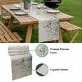 thumbnail image 5 of Eucalyptus Leaves Table Runner - 90 Inch Long, Kitchen Dining Table Runner Dresser Scarves, Sage Green Summer Botanical Weeping Farmhouse Decor for Coffee Tables Wedding Party Banquet, 5 of 8