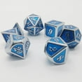 thumbnail image 4 of 7pcs Various Shape Metal Dices Board Game Props Club Party Puzzle Game Dices, 4 of 5