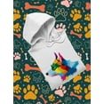 thumbnail image 3 of Colorful Corgi Potrait Hoodie Men -Image by Shutterstock, Male Medium, 3 of 4