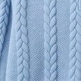 thumbnail image 6 of HAOTAGS Men’s Zip-Up Polo Shirts Lightweight Clean Minimalist Design, Subtle Textured Knit Casual Layering Pullover Tops Light Blue Size L, 6 of 6
