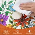 thumbnail image 6 of 2Pcs Kitchen Mats for Floor Floral Kitchen Rugs Non Slip Washable, Anti Fatigue Mats for Kitchen Floor, Butterfly Standing Floor Mats for Home/Office, 18''''x30''''+18''''x48'''' (White), 6 of 6