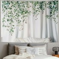 thumbnail image 2 of Orinice Green Leaves and Berries Tapestry Wall Hanging Unique Style for Home Wall Decor Art in Living Room Bedroom Apartment Farmhouse Dorm 40x30inch, 2 of 6