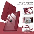 thumbnail image 3 of Funda para tablet VIKESI para iPad 9.7" 6.ª/5.ª generación, color vino, 3 of 7