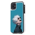 thumbnail image 2 of Anime Phone Case, Jujutsu Kaisen Phone Case for Iphone 11, TPU Leather Wallet Cover with Card Holders, RFID Blocking, Kickstand, Shockproof Protection, 2 of 5