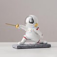 thumbnail image 3 of Estatuas de del espacio, figuritas coleccionables, escultura moderna para sala de estar, dormitorio, decoración de estantería de 23x7x14.5cm Fernando Estatuilla de estatua de astronauta, 3 of 8