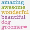 thumbnail image 3 of CafePress - Amazing Dog Groomer T Shirt - 100% Cotton Ringed T-Shirt, 3 of 4