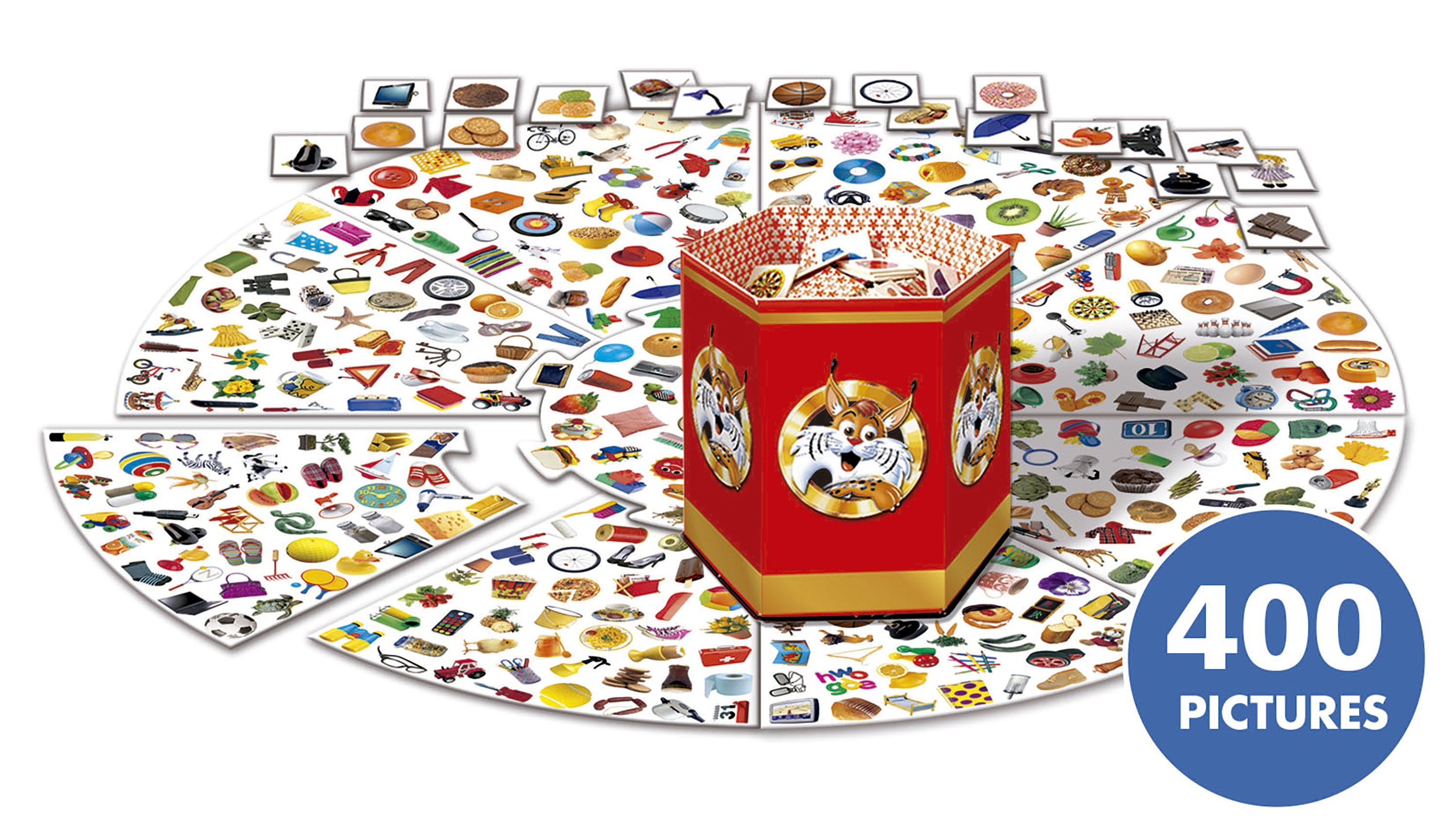 Lynx- 400 Piece Quick Reaction Family Board Game