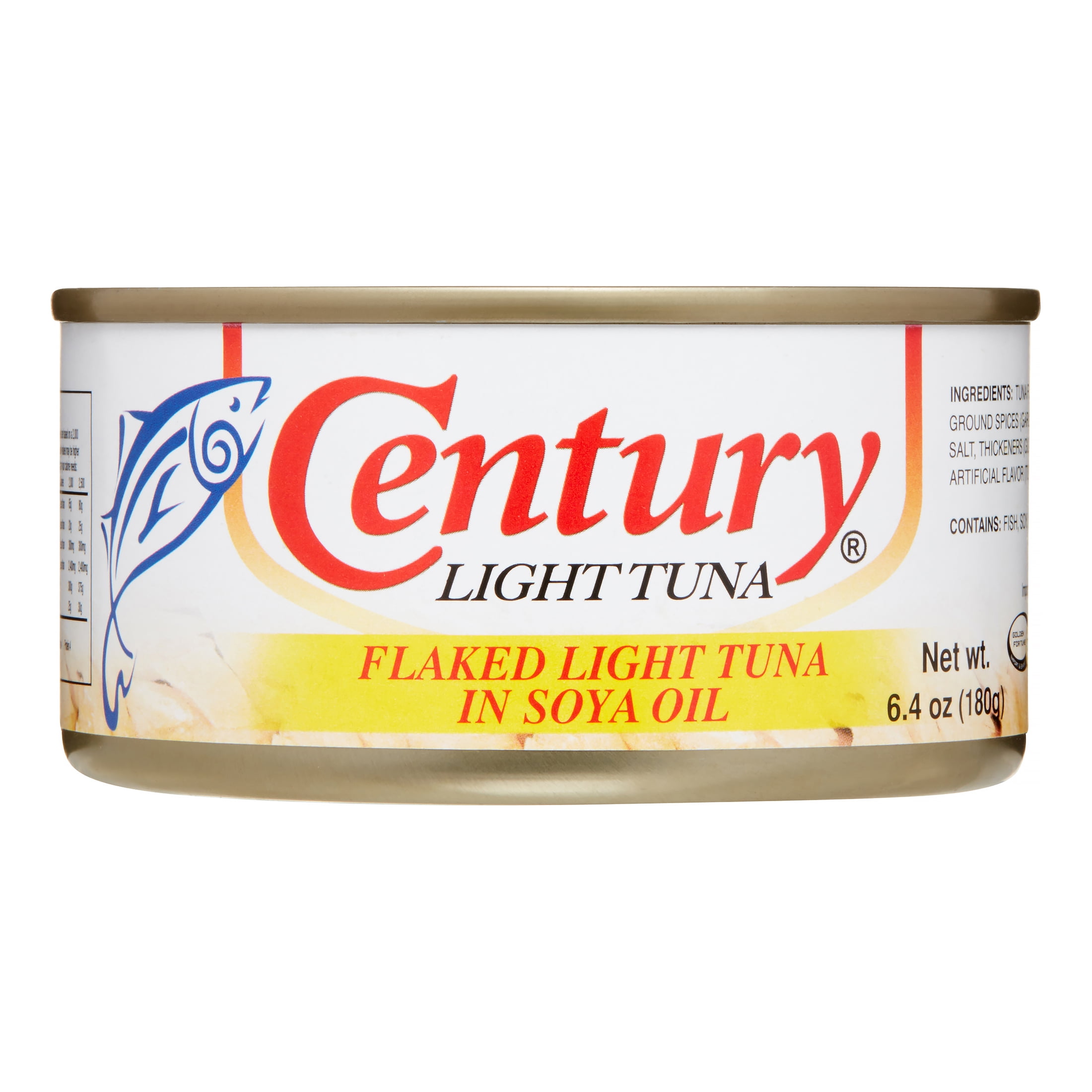 Century Flaked Light Tuna in Soya Oil, 6.35 oz Can