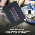 thumbnail image 5 of Dteck Shockproof 3-Layer Protective Cover For Apple iPad Pro 10.5 - inch Tablet with Kickstand Black/Rose, 5 of 5