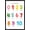 Black Framed Version, variant on Classroom - Numbers 2026 Wall Poster, 22.375" x 34" Framed