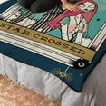 thumbnail image 4 of Disney Nightmare Before Christmas Blanket Star Crossed Tarot Card Reversible Throw, 4 of 5