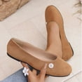 thumbnail image 5 of CHICVOMEY Flats for Women Comfortable Dressy Round Toe with Anti-Slip Sole Convenient Slip on Shoes for Casual Formal Workplace, 5 of 8