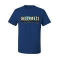 thumbnail image 2 of Wild Bobby Godfidence- Knowing I Can't But He Can Blue and Brown Cheetah Print Inspirational/Christian Men Tee, Royal, 4X-Large, 2 of 6