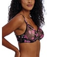 thumbnail image 3 of Freya Rose Blossom Plunge Underwire Bra (402402),32F,Black Rose, 3 of 6