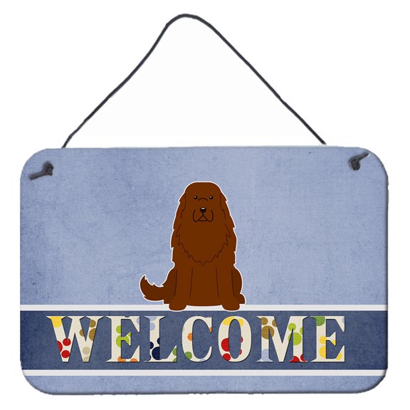 Carolines Treasures BB5631DS812 Caucasian Shepherd Dog Welcome Wall or Door Hanging Prints