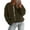 Army Green, variant on PRETTYGARDEN Women's Winter Faux Fur Coats Fuzzy Fleece Cropped Jackets Buttons Warm Casual Trendy Fall Fashion Clothes
