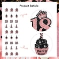 thumbnail image 5 of JOYMEMO Black Rose Gold 18th Birthday Decoration for Girls, 3 Pcs Garland Banner Kit with Happy Birthday Banner Cake Toppers, Eighteen Year Old Hanging Decor for Birthday Party Supply, 5 of 6
