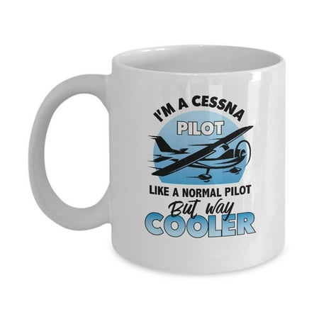 Cessna Pilot Way Cooler Aviator Novelty Gift Mug