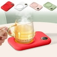 thumbnail image 1 of Clearance & Promo,Winter Heating Cup Mat, Three-Speed Temperature Adjustment, Constant Temperature, Automatic Power Off, 8-Hour Warm Cup Mat, | Plastic, Green-559 $BS$3, 1 of 8