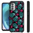 thumbnail image 1 of Compatible with Motorola Moto G Stylus 4G 2022 Hybrid Fusion Guard Phone Case Cover (Teal Skull), 1 of 1