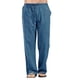 thumbnail image 5 of Pantalones de lino y algodón para hombre, ropa transpirable de Color sólido, informal, con cintura elástica, para Fitness, Verano, 5 of 5