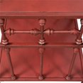 thumbnail image 4 of Série Vintage Stand de Nuit Ouvert en Métal - Rouge, 4 of 8