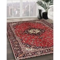 thumbnail image 2 of Ahgly Company Indoor Rectangle Traditional Orange Salmon Pink Persian Area Rugs, 5' x 7', 2 of 6