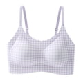 thumbnail image 4 of Fatuov Womens No Underwire Bra Push Up Comfortable Front Closure Bra for Casual Full Coverage Breathable Bra, All-Day Wear, Underwear 36A, 4 of 5