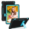 thumbnail image 1 of Mignova for Fire HD 10 Case,Heavy-Duty Drop-Proof Shock-Resistant Rugged Protective case(with Stand) for All-New Amazon Fire HD 10 & Fire HD 10 Plus (11th Generation, 2021 Release)(Black/Blue), 1 of 6