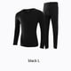 thumbnail image 5 of Sonducket Ropa interior térmica de cuello para hombre, calzoncillos largos cálidos de Color, capa Base de compresión, conjunto de pantalones Ropa interior Negro L, 5 of 6