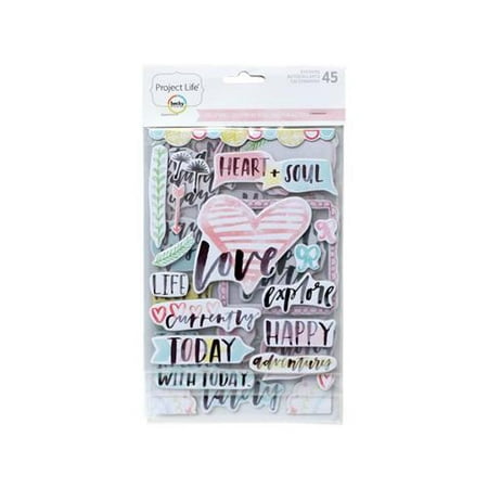 Becky Higgins Project Dividers American Craft Becky Higgins - Project Life - Inspire Edition Collection - Chipboard Stickers ()