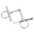 thumbnail image 1 of Cheval Snaffle Mâcher Acier Inoxydable Formation Bit Pleine Joue Cheval Snaffle Cheval Bouche Bit Jardin Fermier Cheval Mâcher Bouche Rouleau 125mm, 1 of 8