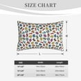 thumbnail image 4 of Daiia Colorful Numbers Bedding Waterproof Pillow Protector Zippered Queen – Bed Bug Proof Pillow Encasement-20"x30", 4 of 6