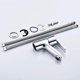 thumbnail image 1 of Juego de 2 soportes para barra de cortina de ducha, soporte para armario, soporte para barra de cortina de ducha resistente, aleación de Zinc, 19Mm, 1 of 5